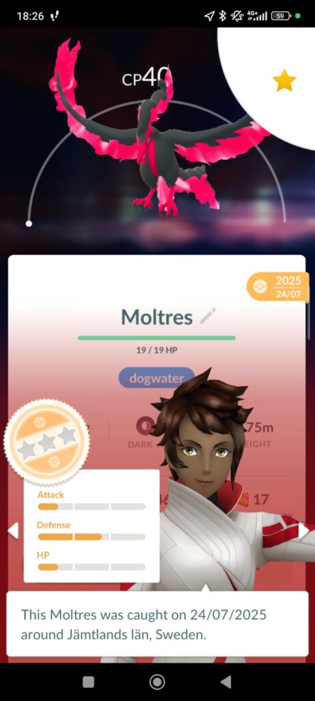 Low level low IVs Moltres