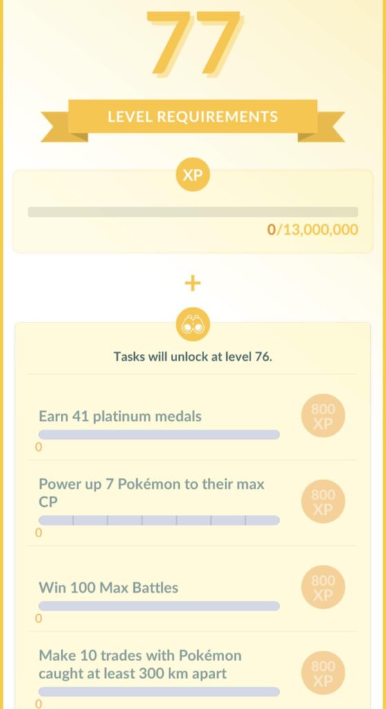 Plan Ahead for Level 77