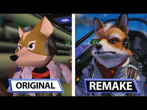 Star Fox | Original vs Remake | Nintendo 64 vs Switch 2 Reveal Comparison