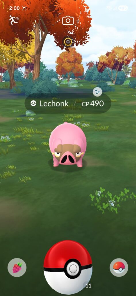 Got Shiny Lechonk in the first click and Background Shiny in 2 mins after the event start