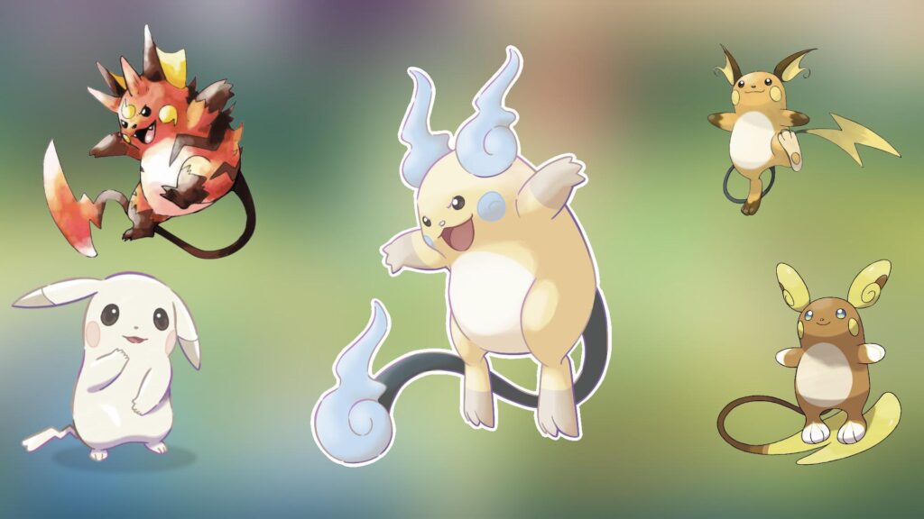 1000 years have passed and Peakychu became a completely evolution line