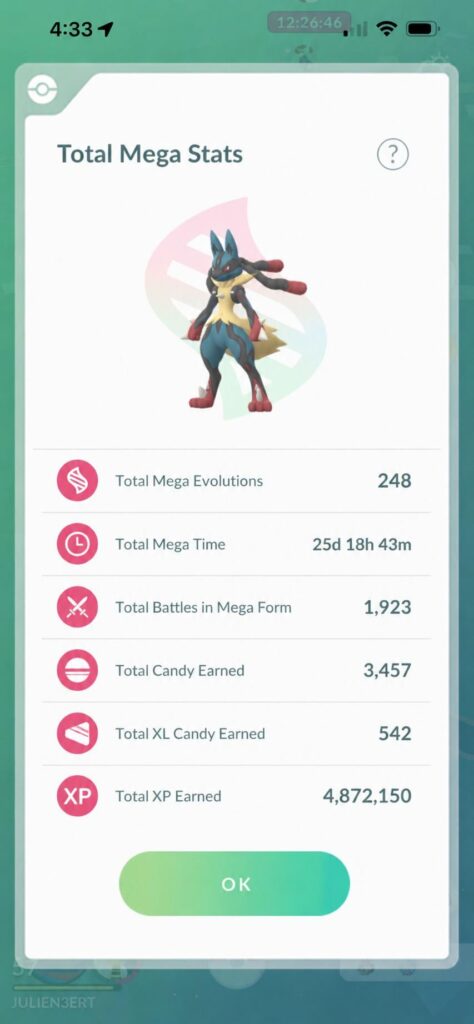 I wish there was a feature like this. I love knowing stats about my gameplay and my pokemon.