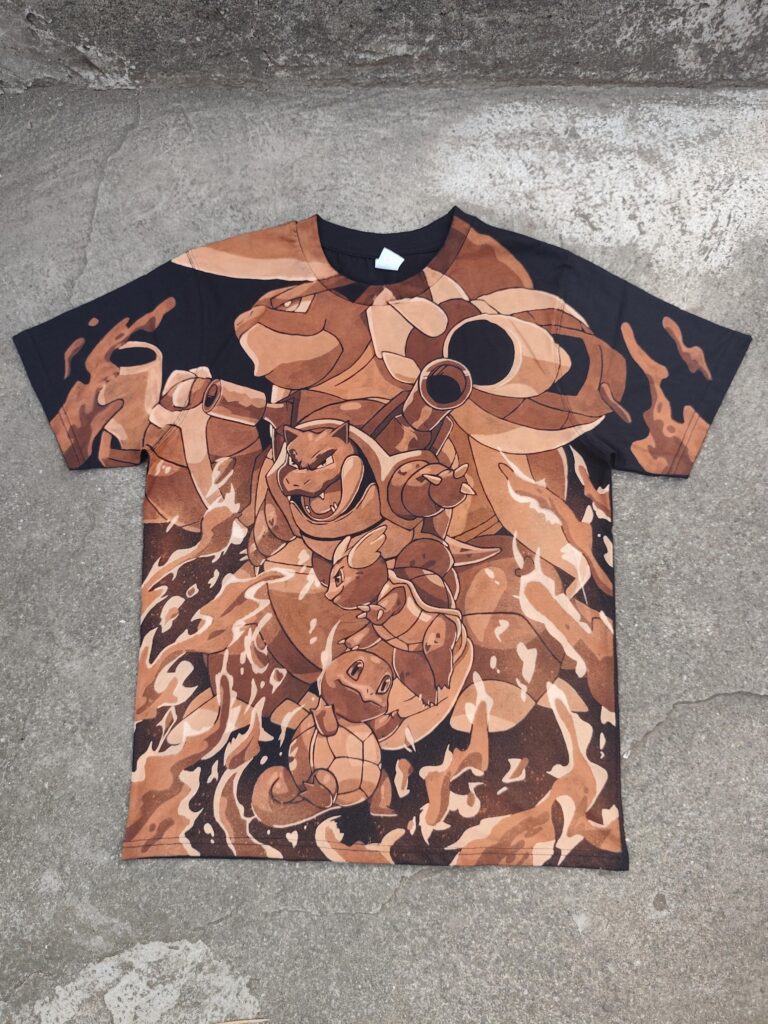 hand painted with bleach/chlorine the evolution!