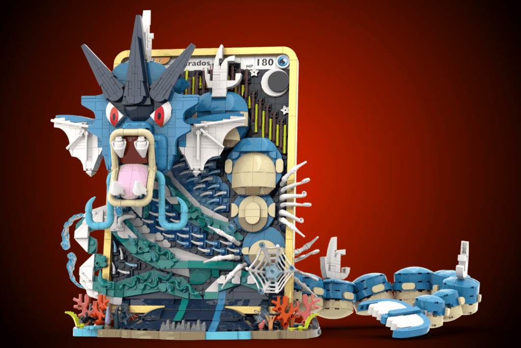 "Gyarados: Outrage Beyond the TCG Card: now live on LEGO Ideas!