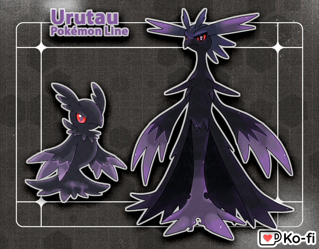 Urutau - Potoo Fakemon - Ghost Bird Pokémon - @nikairegion