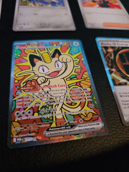 Oh baby! Meowth Ex full art Perfect Order.