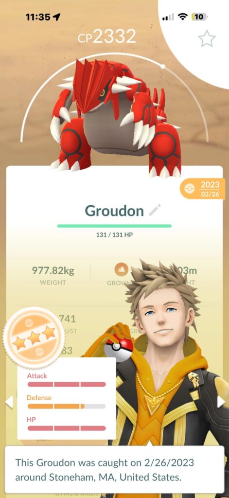 Which groudon should I invest the candy into?