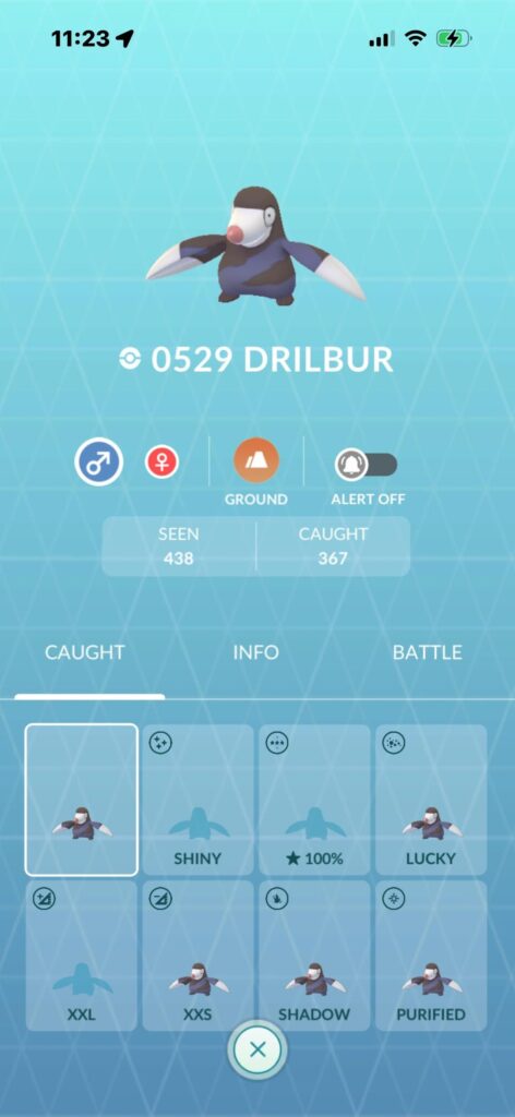 Most encounters without a shiny?