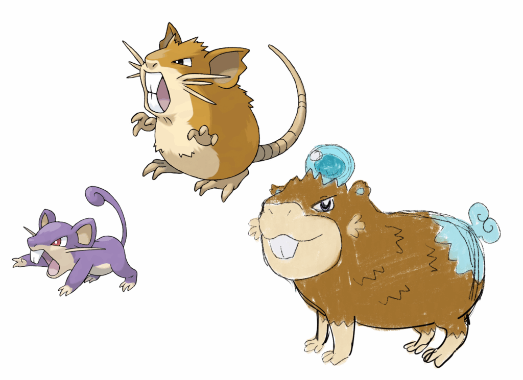 [OC - art by me!] I am manifesting "Ratabara" exceptionally hard for gen 10