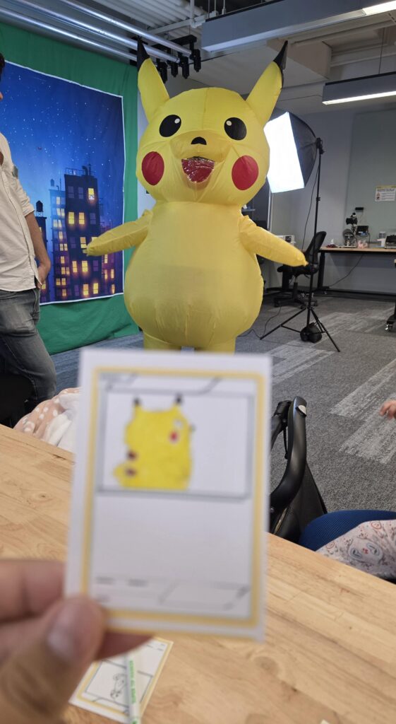 Had a great model for our DIY Pokémon card.