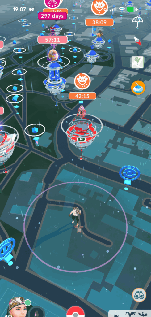 I swear to god this game is deliberately changing the weather from cloudy to rainy whenever a Tapu Lele is near me (it's not even raining)