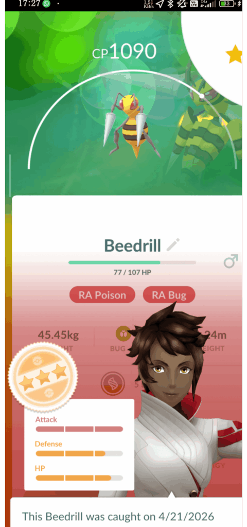 Maxxing out beedrill ??