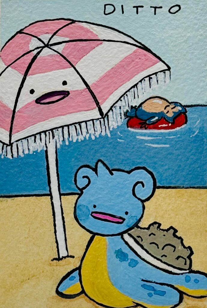 Sun, Sand and Shapeshifters: Ditto’s Big Day Out ft. Lapras and Snorlax