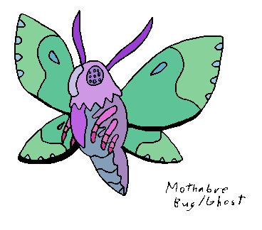Fakemon based on a moth