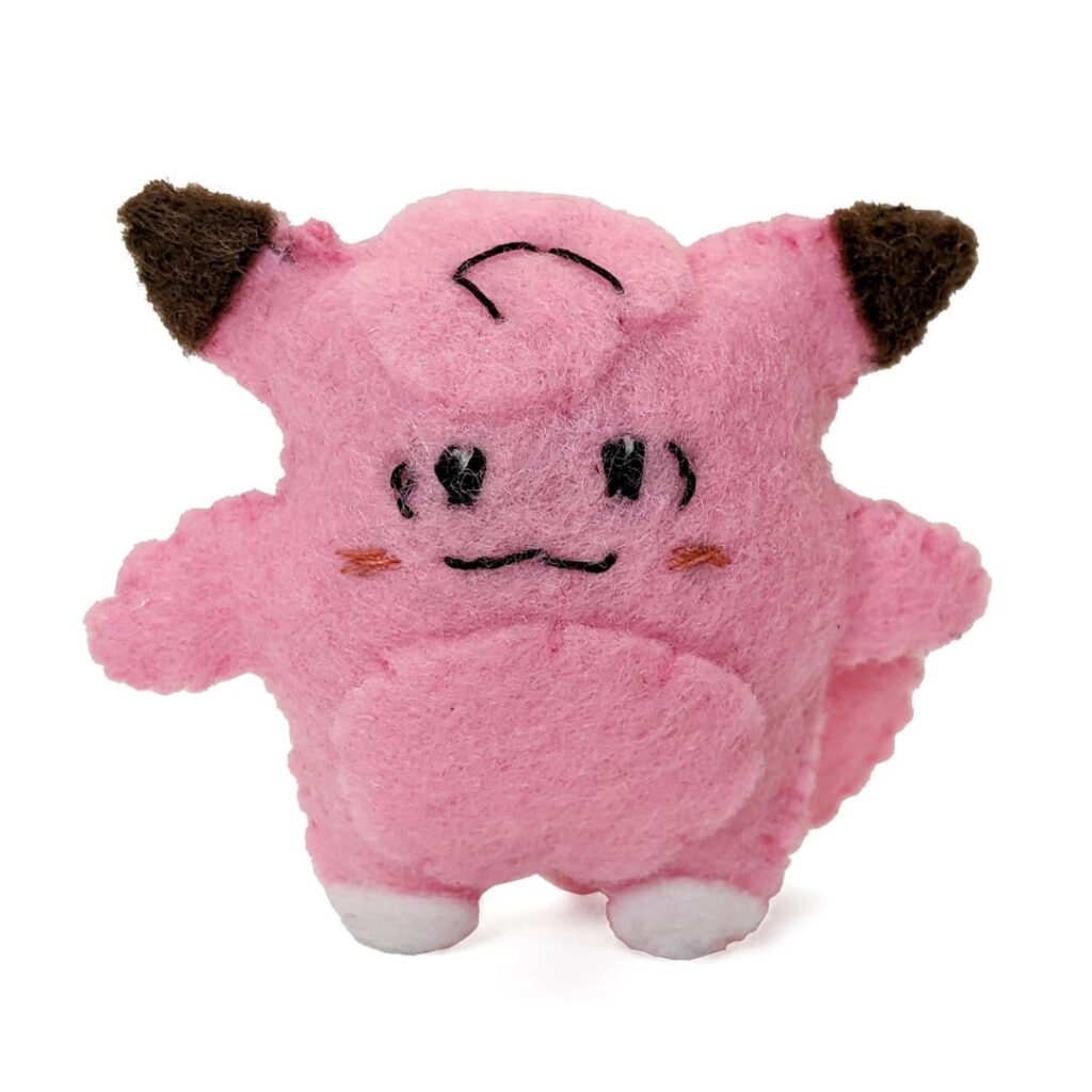 I Made A Felt Plush Pokémon: Clefairy