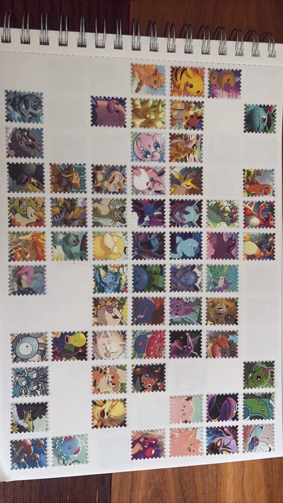 151 stamp Pokédex