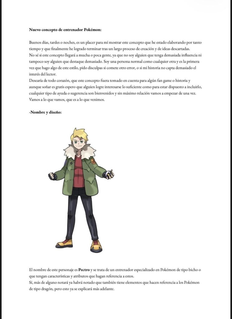 New look at my Pokémon trainer concept