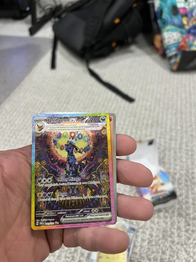 Last pack from my second Prismatic Evolutions booster bundle