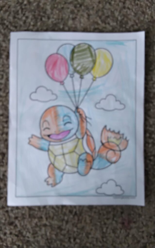 Pokemon coloring