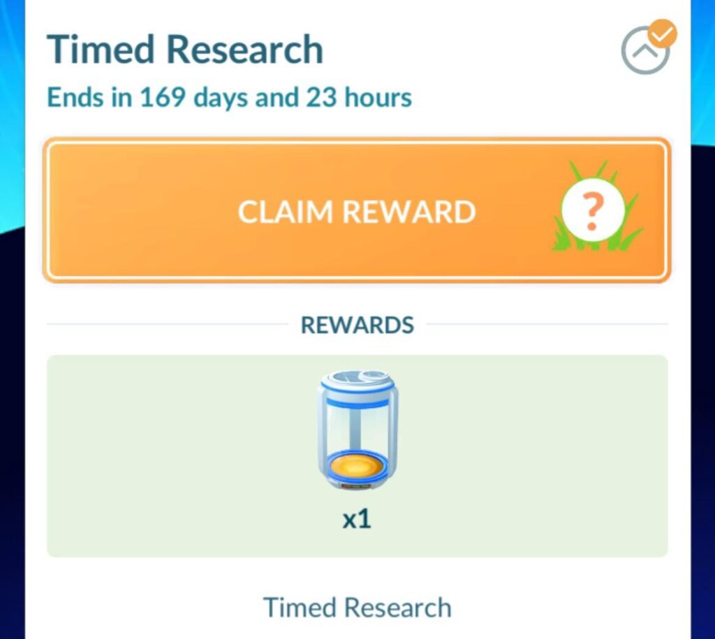 Just got a timed research with Varoom encounter and an incubator