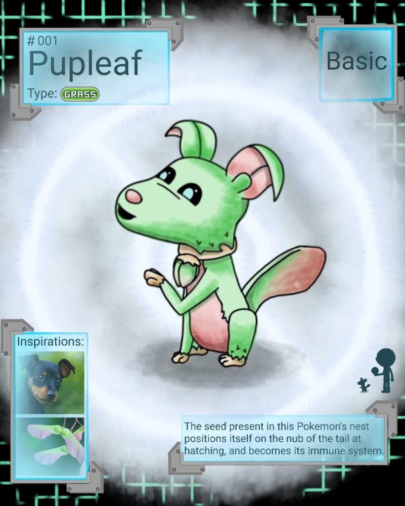 Grass starter line for “Pokemon: Science and Faith”