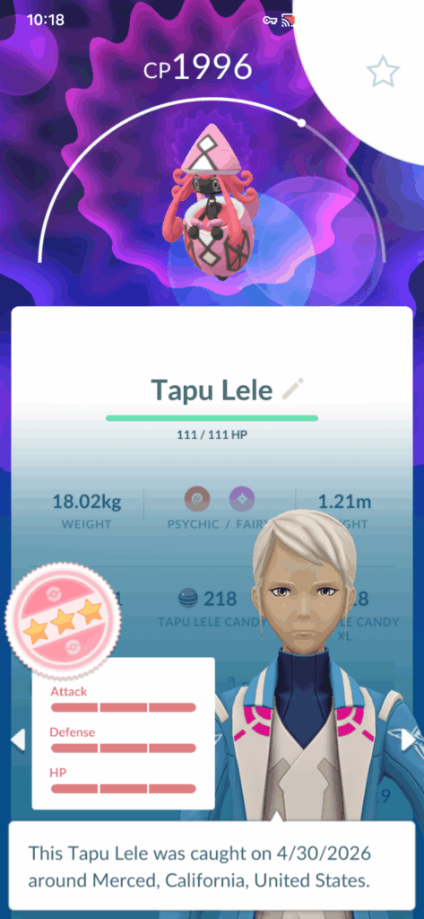 Omg this is like my 2nd hundo legendary😁