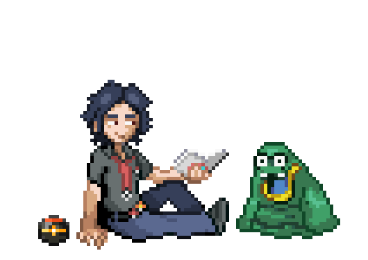 Alolan Grimer and John by Ramen_Pixel