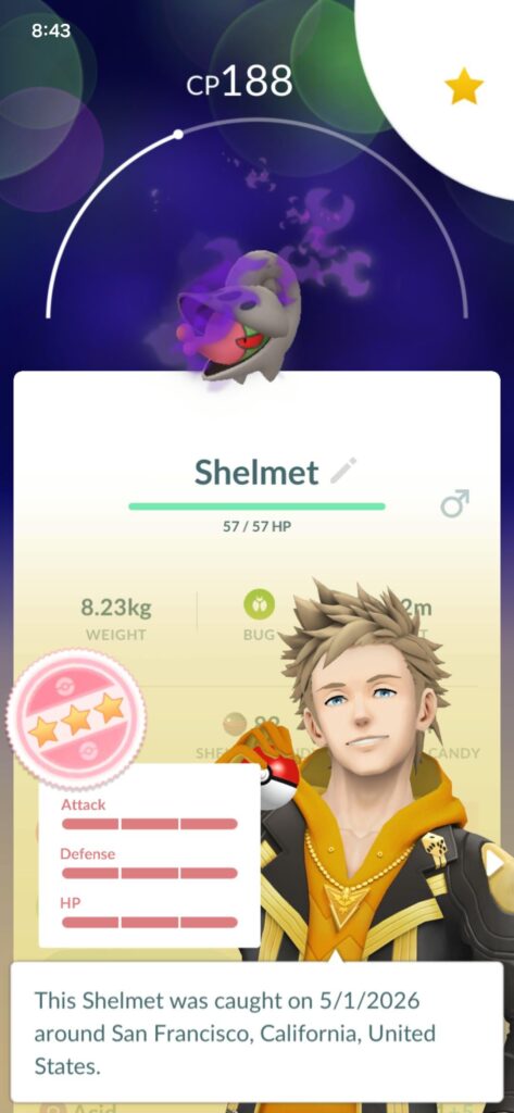 I'm hyped I just got my first shadow shiny the day before now this