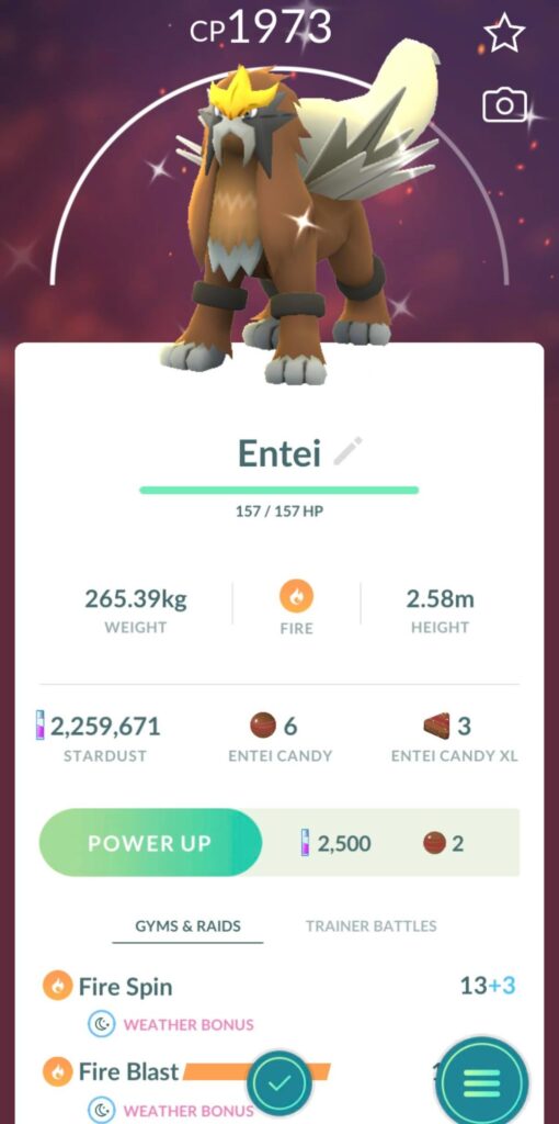 End of Go Pass: April Shiny Entei