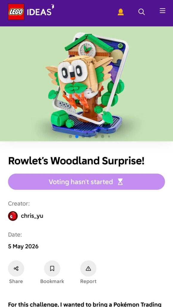 Cute Rowlett Lego