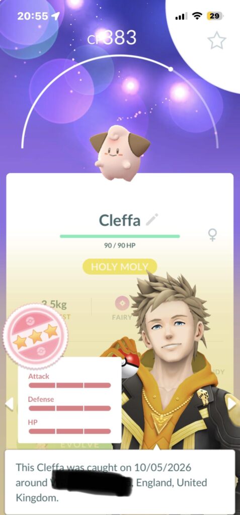 Would this little lady be worth evolving for a hundo mega clefable?