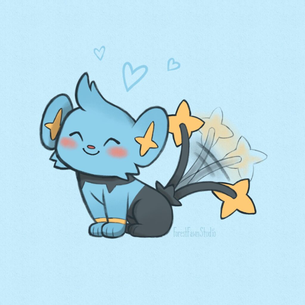Happy shinx! (Art by me)