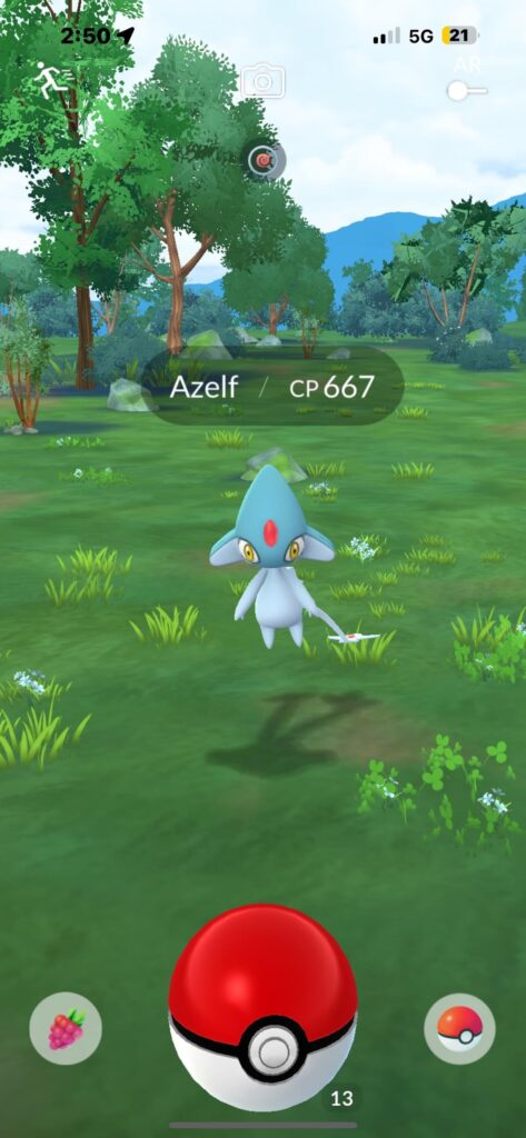 Caught a wild Azelf today!