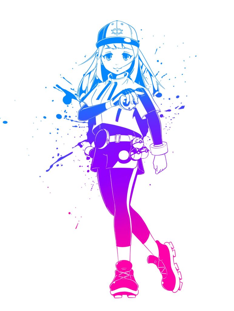 Did an artwork for my trainer of pokemon champion🤓
