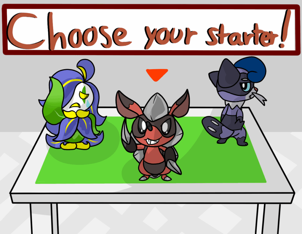 Choose your starter!