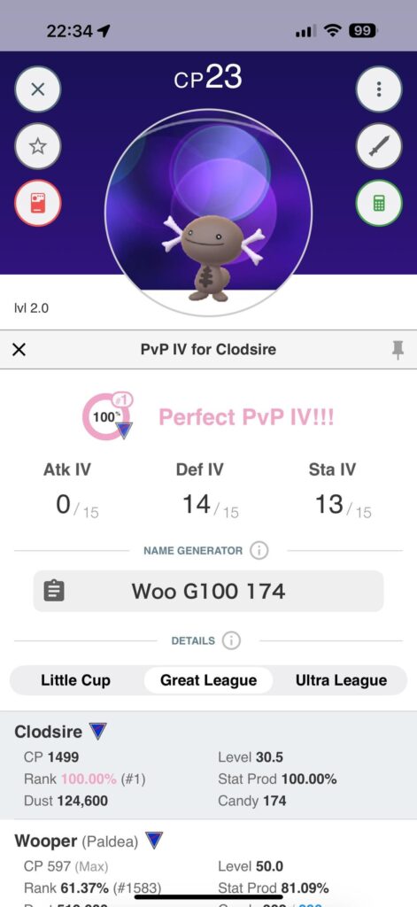 I can stop tapping every P-Wooper now 😭