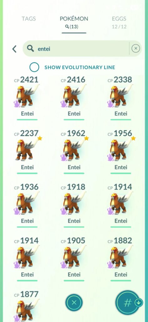 What do I do with all these Enteis?