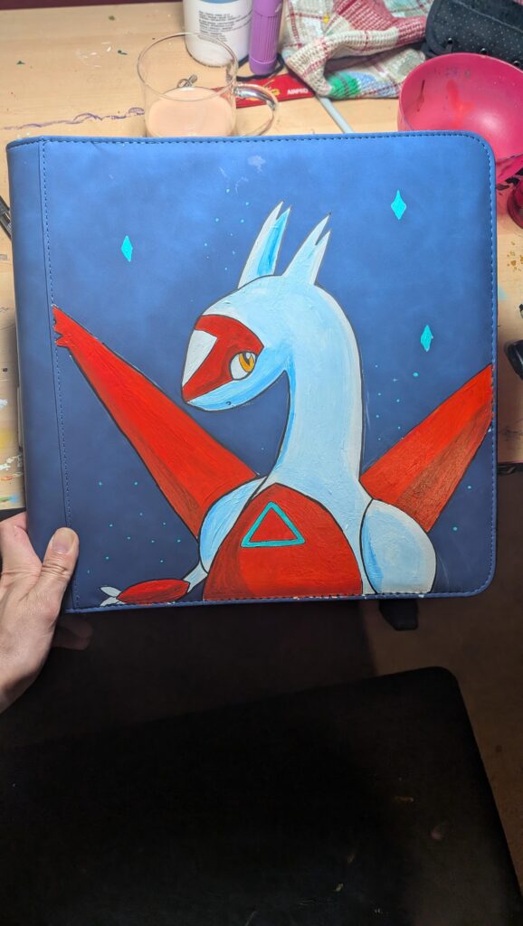 Painted a custom binder for my best friend