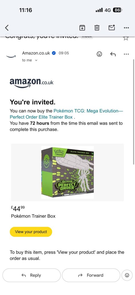 Finally got an invite