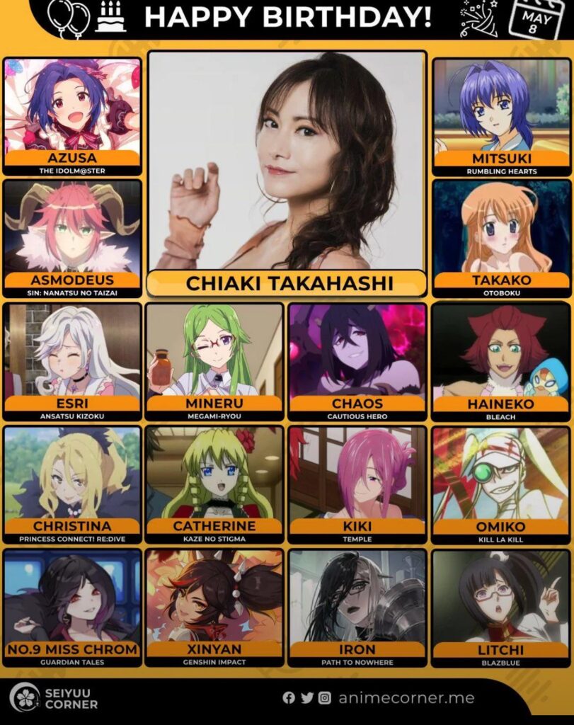 Happy Birthday Chiaki Takahashi