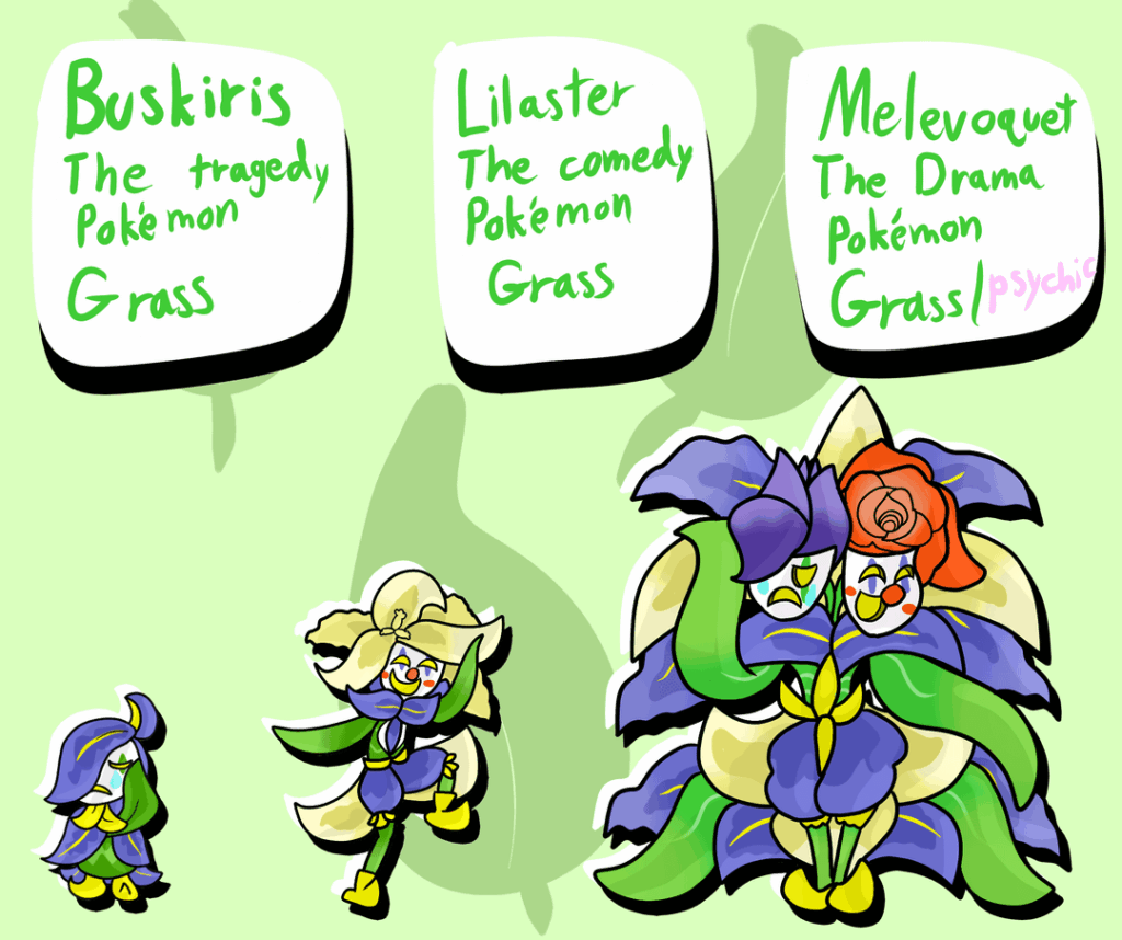My Louisana region Starter pokemon