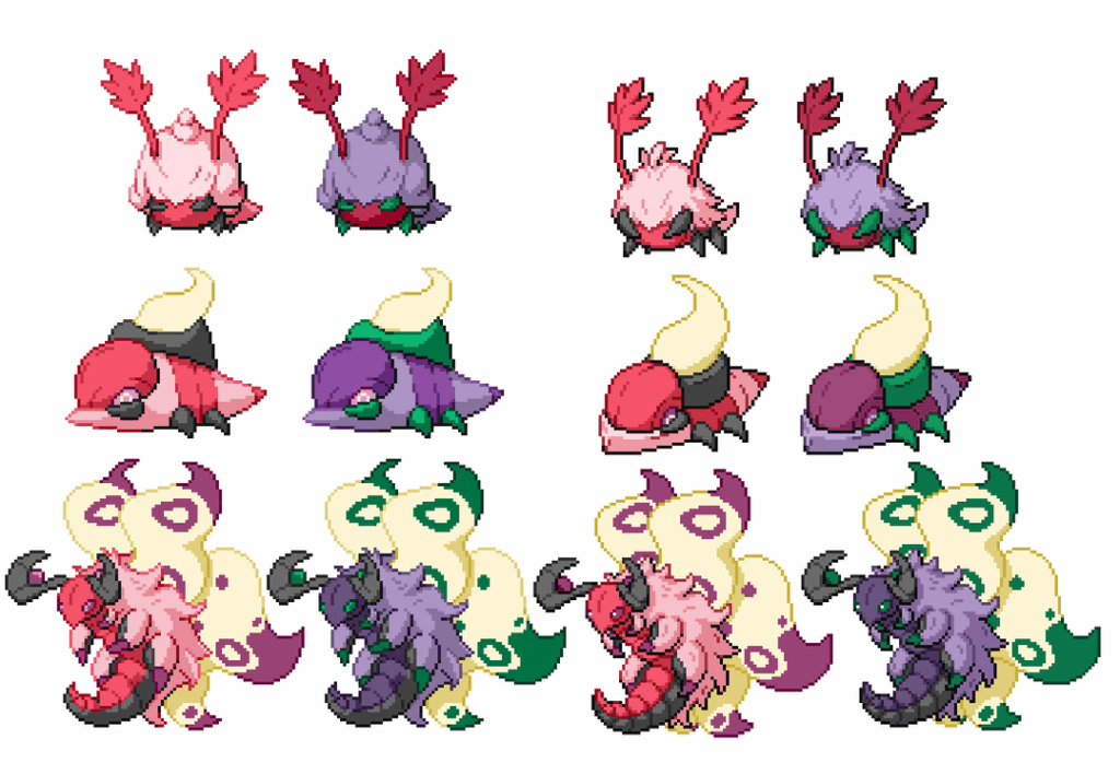 Remaking sprites (Bug/Fairy Pseudo Legendary)