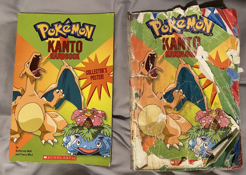 A new Kanto Handbook vs my childhood copy