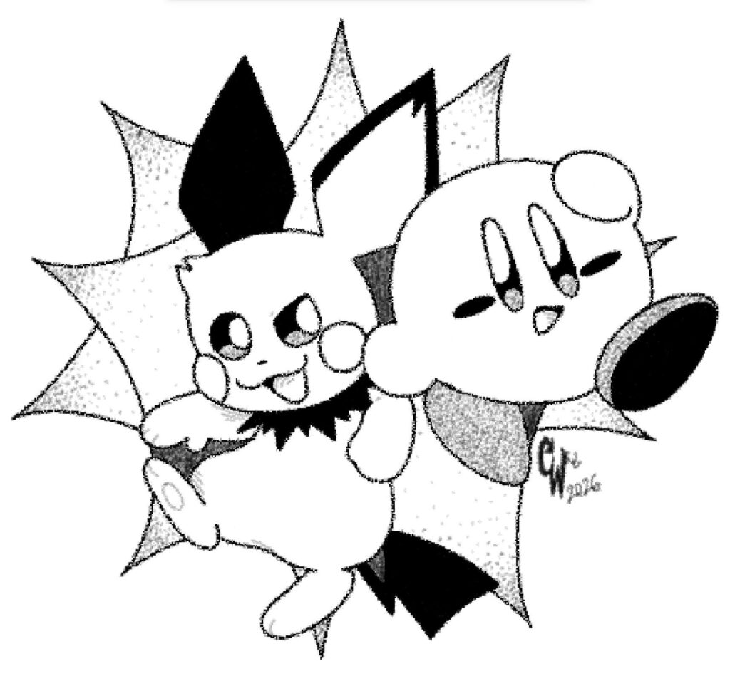 Pichu 'n Kirby![OC]