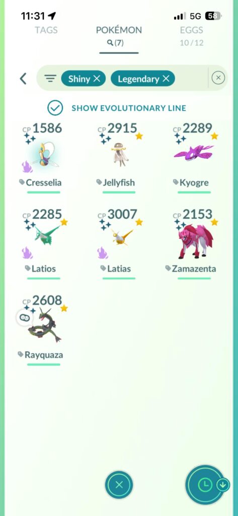 My shlegendaries