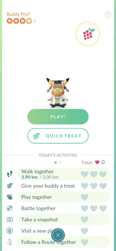 Buddies not earning hearts during CD