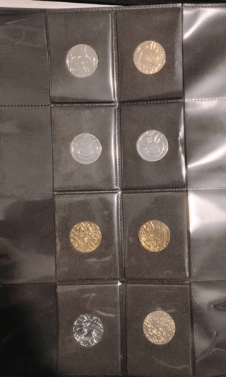 Made coin holders for my metal TCG coins!