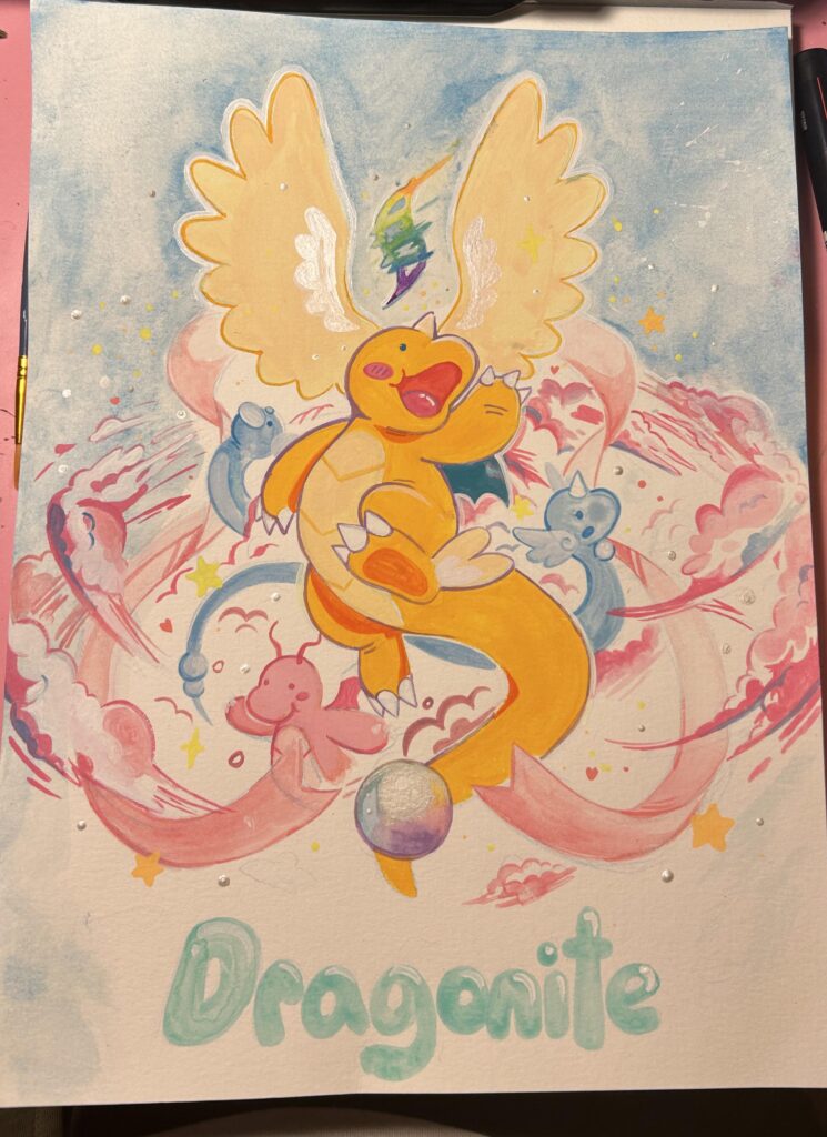 Redraw of mega dragonite [oc]