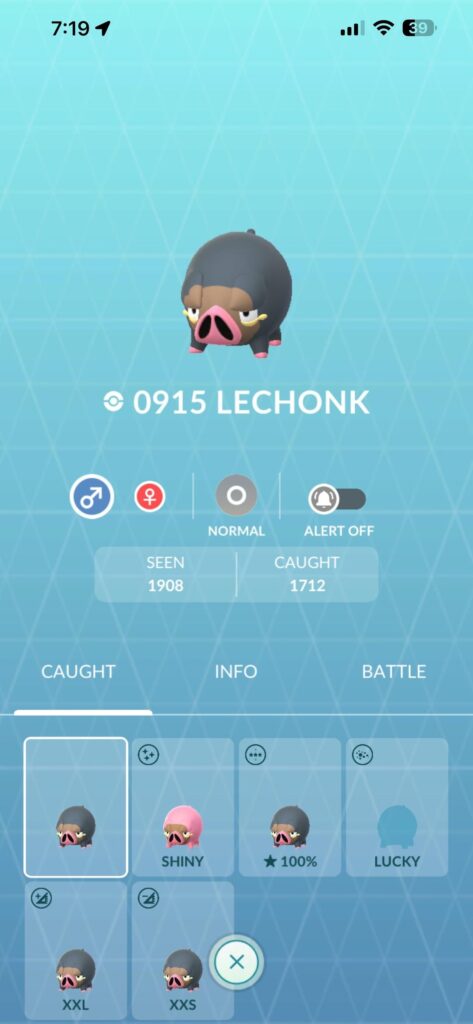 Tomorrow is piggy comm day for me. I been catching it since it got released. Good luck 🍀