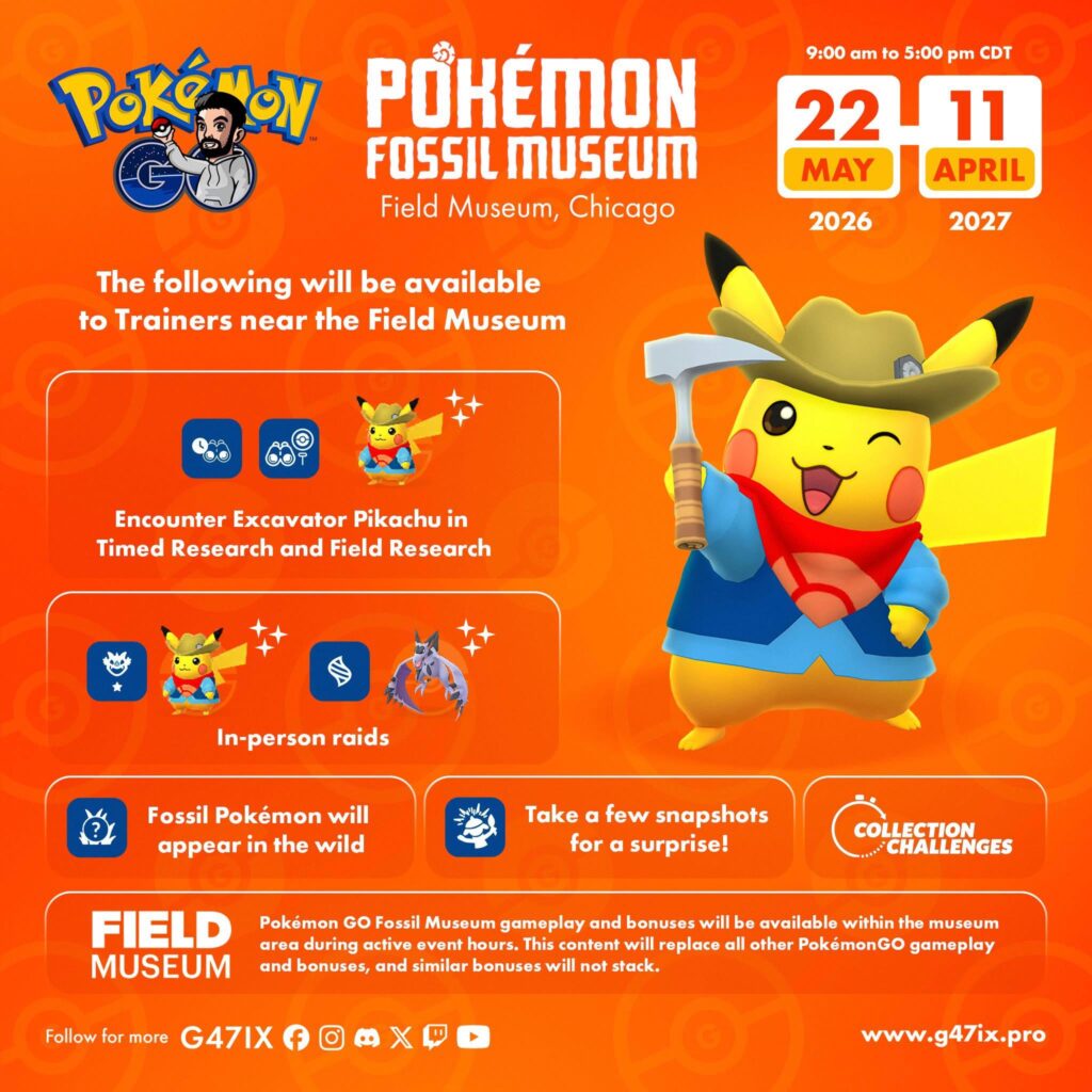 Pokémon Fossil Museum (Field Museum, Chicago)